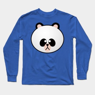 kawaii panda head Long Sleeve T-Shirt